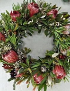 Protea Wreath Seasonal