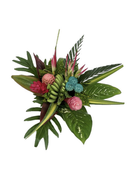 Tropical Bouquet "CURACAO" LARGE Premium Collection 4 bunches