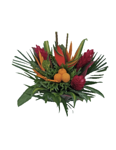 Tropical Bouquet "LUA ORANGE" LARGE Premium Collection 4 bunches 2