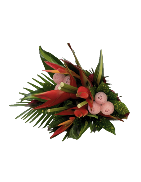 Tropical Bouquet "PINK PARROT " LARGE Premium Collection 4 bunches