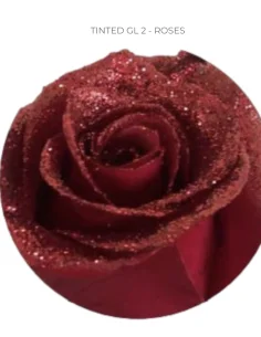 Tinted and Glittered Red Rose 50 / 75 / 100 stems