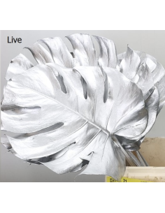 Silver dyed Monstera 10 stems