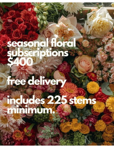 $400 Seasonal Subscription Monthly